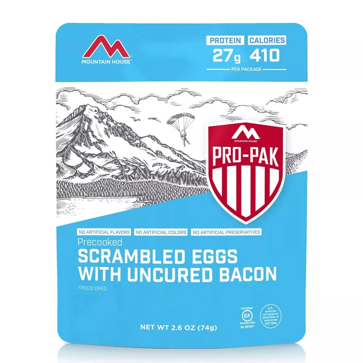 Mountain House Scrambled Eggs with Bacon – Pro-Pak
